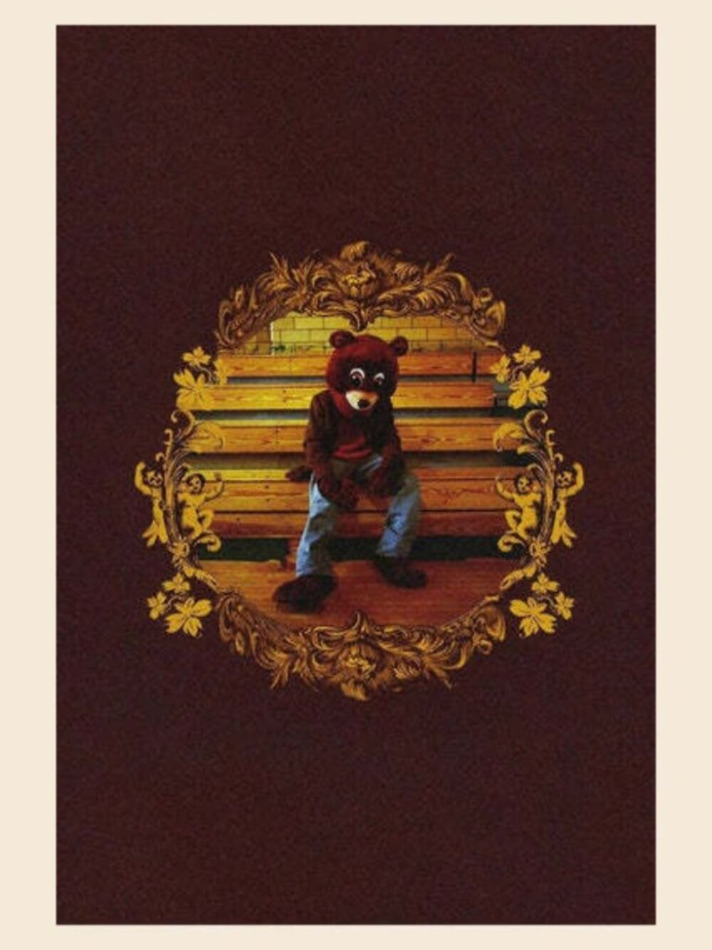 Kanye West College Dropout Bleachers Poster_